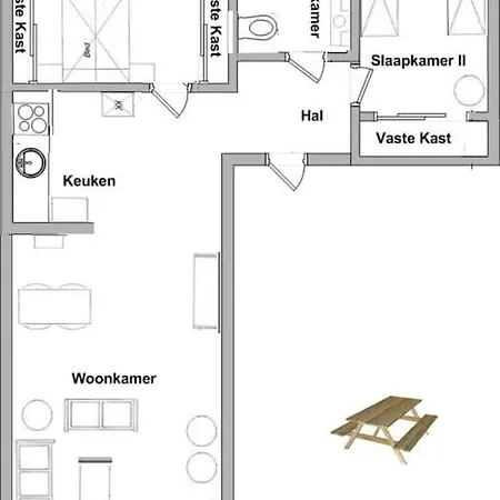 Domek alpejski Rustig Gelegen In Het Bos -